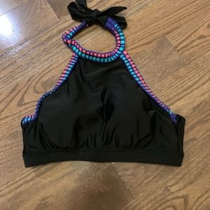 High neck bikini top